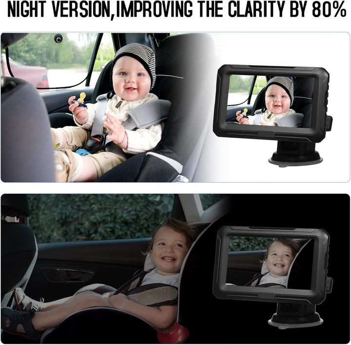 Baby mirror with 1080P camera & 4.3'' screen – Solvian