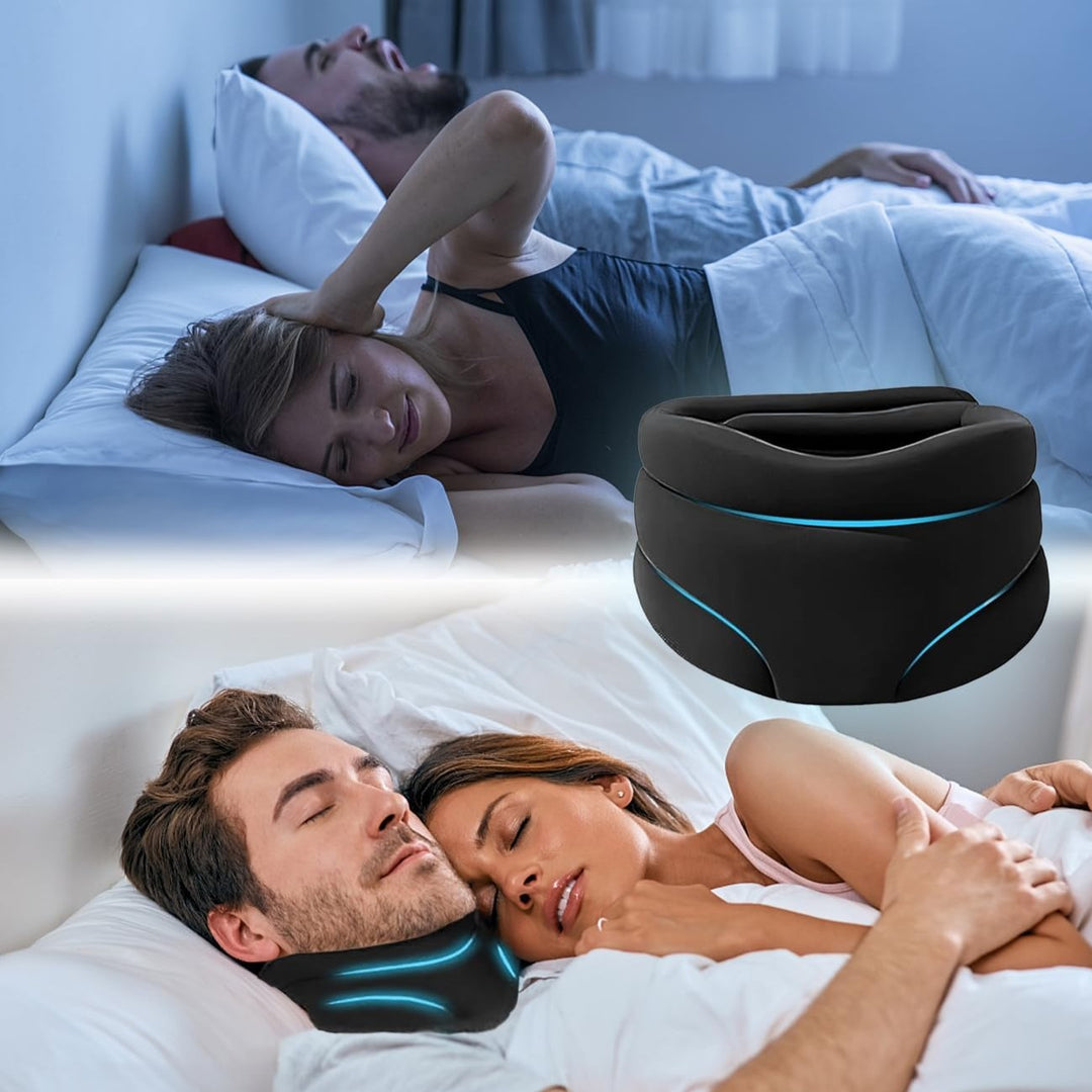 Experience a better night's sleep and feel relief from snoring, neck pain, and