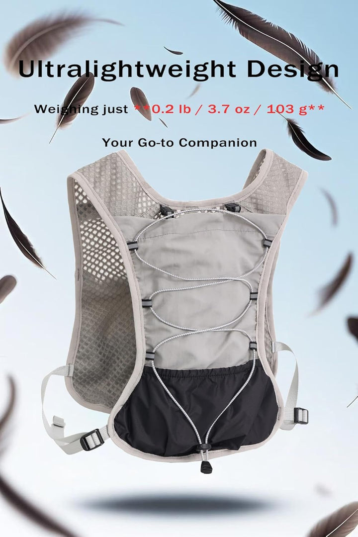 Ultraleichter Hydrationslaufweste mit 2L Wasserblase – Dravien