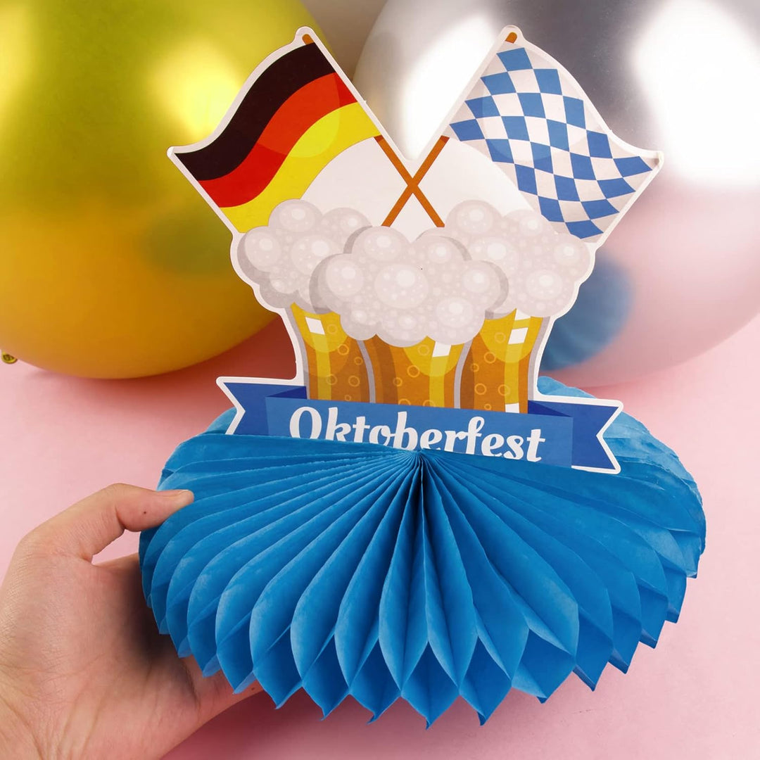 Honeycomb Table Decoration Set of 3 – FestFreude Oktoberfest 2025