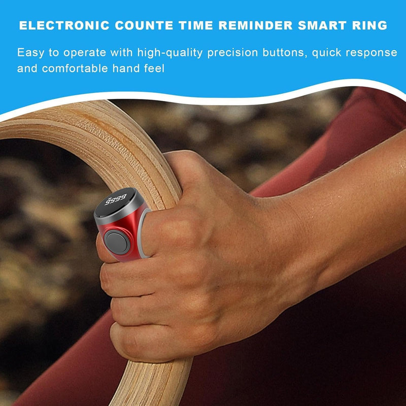 4-digit rechargeable digital finger counter ring (1+1 FREE) – Calmero