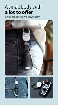 Smart anti-tap lokalisator nøkkelring – sanntidssporing med Find My – Zeyora