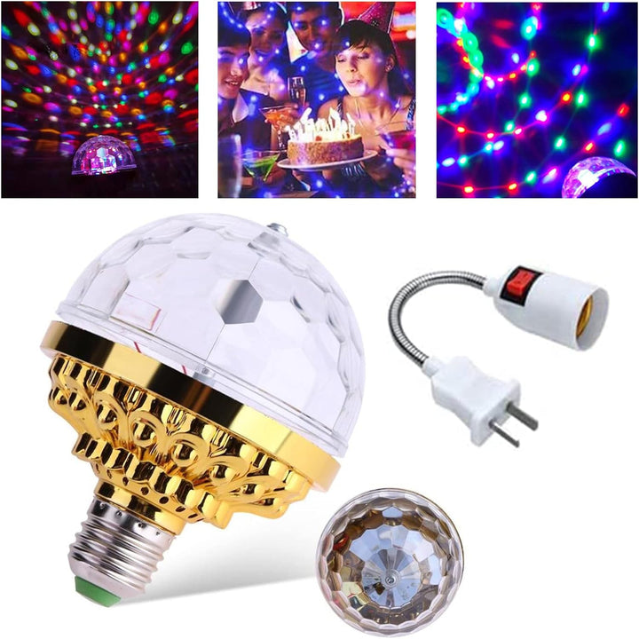 LED disco-partylampe – PartyGlow Spin