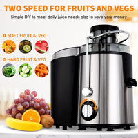 Kaltpresssaftpresse mit 3 Geschwindigkeiten – JuicePro