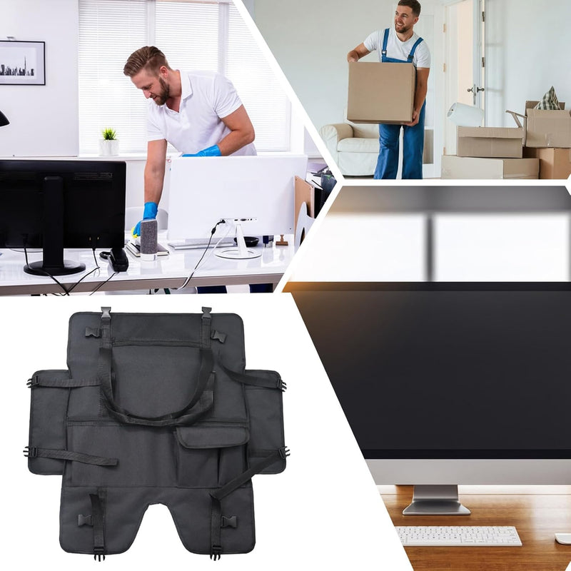 Portable Monitor Bag – Protective Dustproof Screen Case with Flannel Lining – Veynor