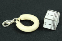 White Sausage Charm Pendant (2-piece Set) – White Sausage Duo Oktoberfest 2025