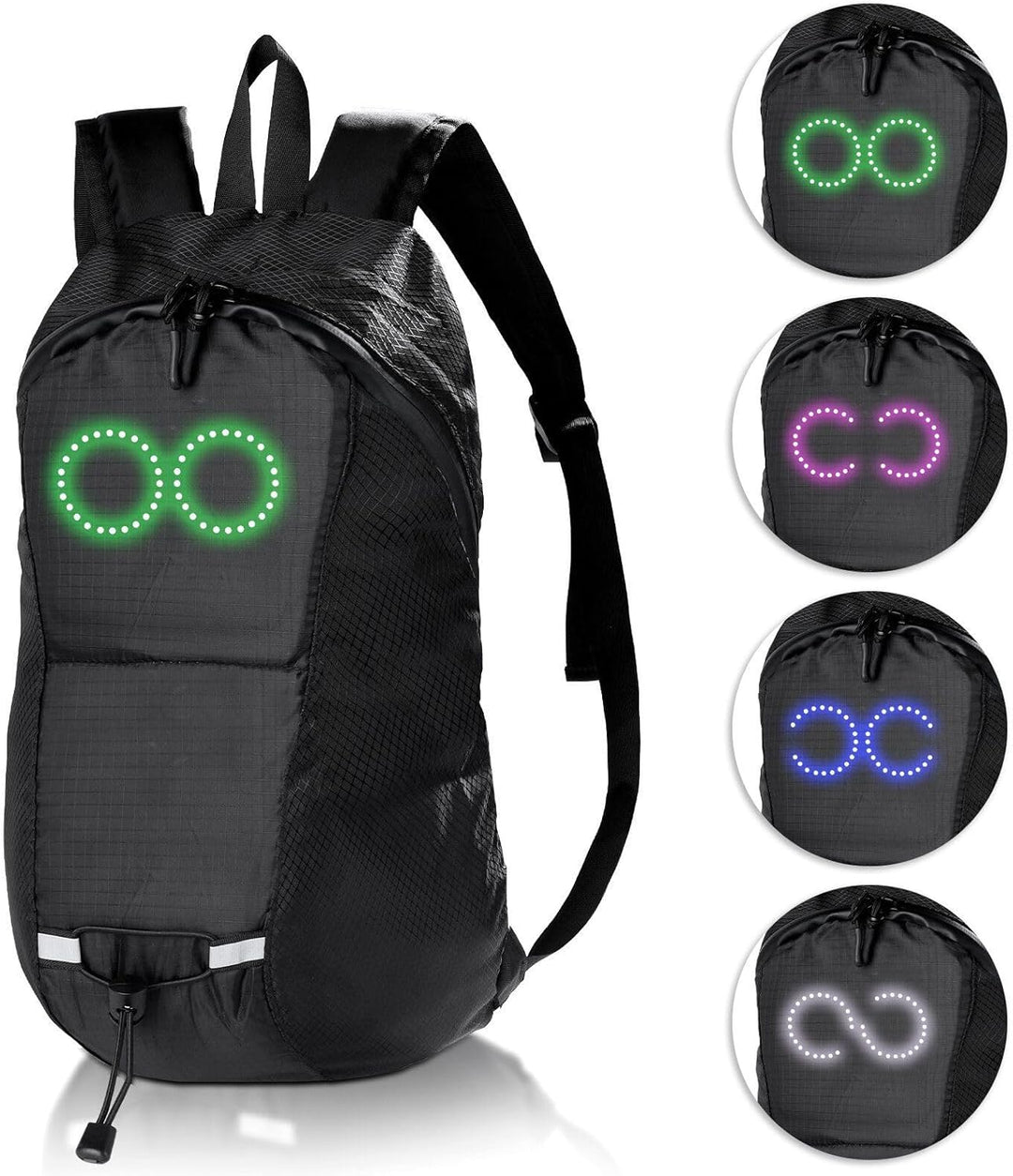 LED Travel Backpack – Waterproof Glowing Backpack with Audio-Responsive Glow – Nexora