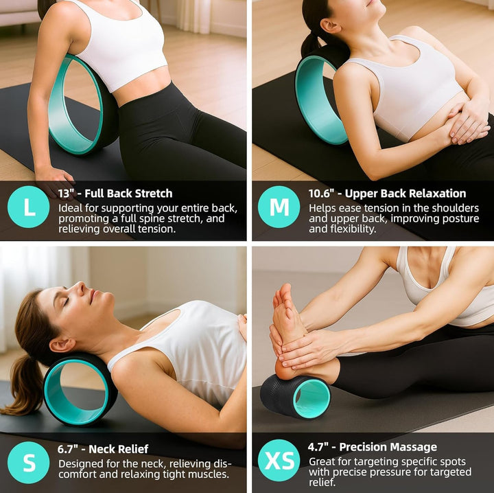 Back Roller hjulsæt med 4 stk. og yogablokke – Artheva