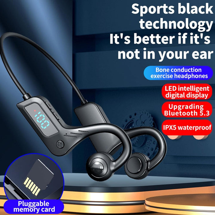 Bone conduction open wireless headphones – Audyra