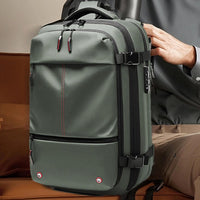 Air Vacuum Cleaner Backpack – Expandable 60L Waterproof Travel Bag with Laptop Compartment – Trivora