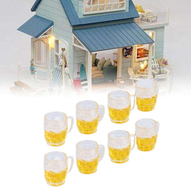 Mini ølkrus (sæt med 12, harpiks) – DekoProst Oktoberfest 2025
