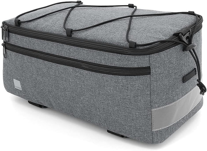 Bolsa de bicicleta aislada de 8L para portaequipajes trasero con correa para el hombro – Trevilo
