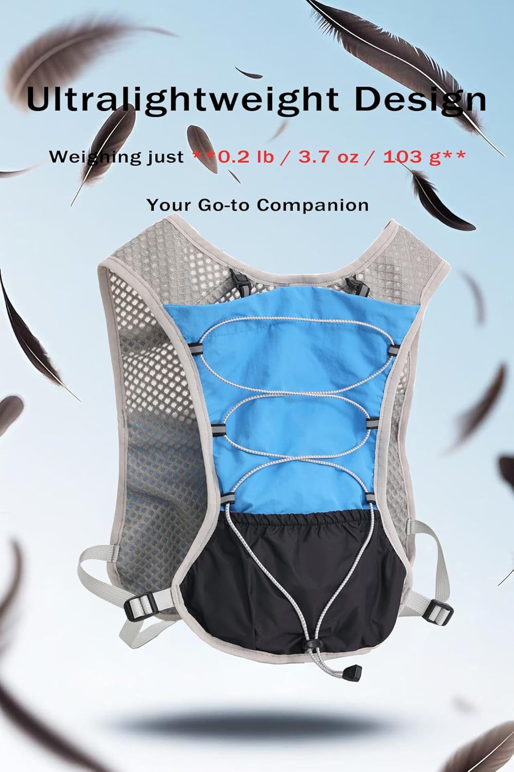 Ultraleichter Hydrationslaufweste mit 2L Wasserblase – Dravien