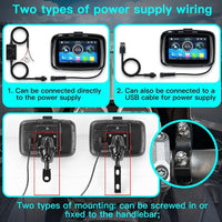 Portable Motorcycle Monitor with 5" (12.7 cm) IPS Screen – RideMate