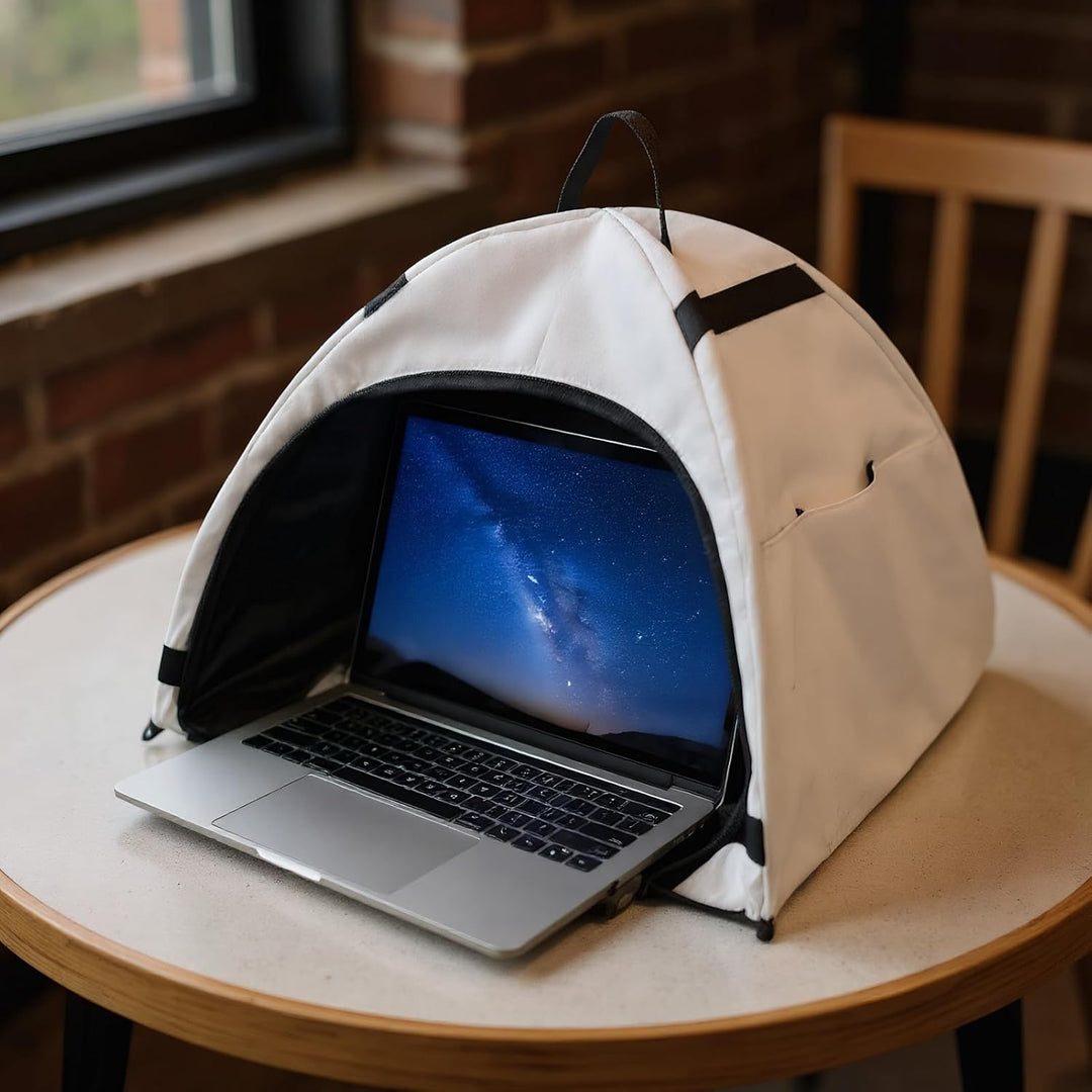 AA OOS Laptop Sun Shade – Foldable Anti-Glare Privacy Tent for 13–16" Devices – Travory