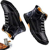 Handcrafted Waterproof Orthopedic Boots for Men – Arch Support and Non-Slip Soles – Renvar