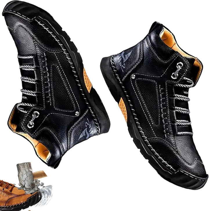 Handcrafted Waterproof Orthopedic Boots for Men – Arch Support and Non-Slip Soles – Renvar