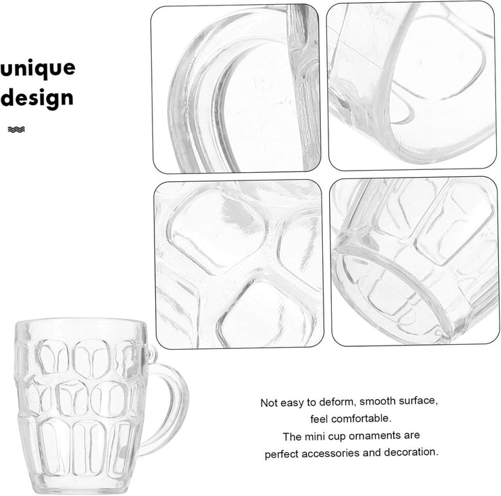 Mini Beer Mugs (Set of 50, Plastic) – MiniProst Oktoberfest 2025