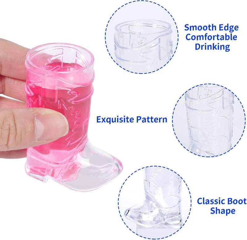 Cowboy Boot Shot Glasses (Set of 30, 30 ml) – BootsProst Oktoberfest 2025