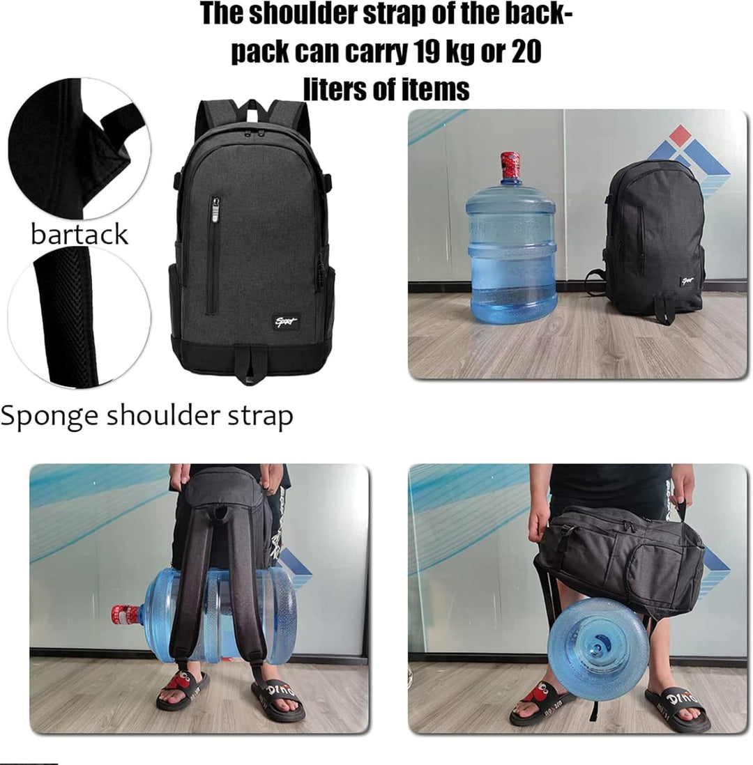 Dun 15.6" Travel and Work Laptop Backpack with Organizer Compartments
