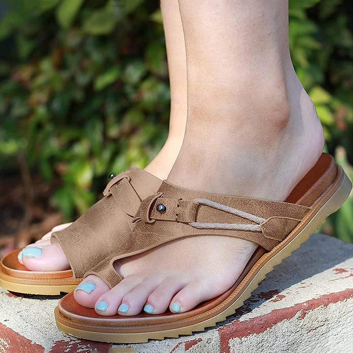 Orthopedic summer sandals with open toe area – Ziva