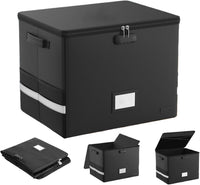 Fireproof Storage Case for Vinyl Records – Waterproof Organizer for 150+ 12-Inch Vinyl Records – Arcion