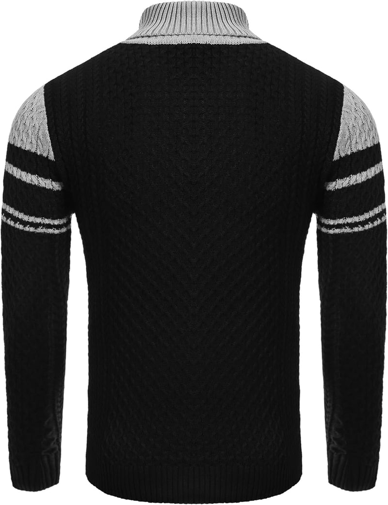 Casual Knitted Men's Turtleneck - Sander