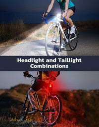 Ultra slim USB rechargeable bicycle lights set with 4+6 modes – SlimBeam
