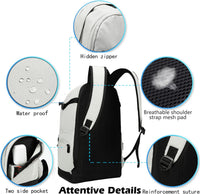 Dun 15.6" Travel and Work Laptop Backpack with Organizer Compartments