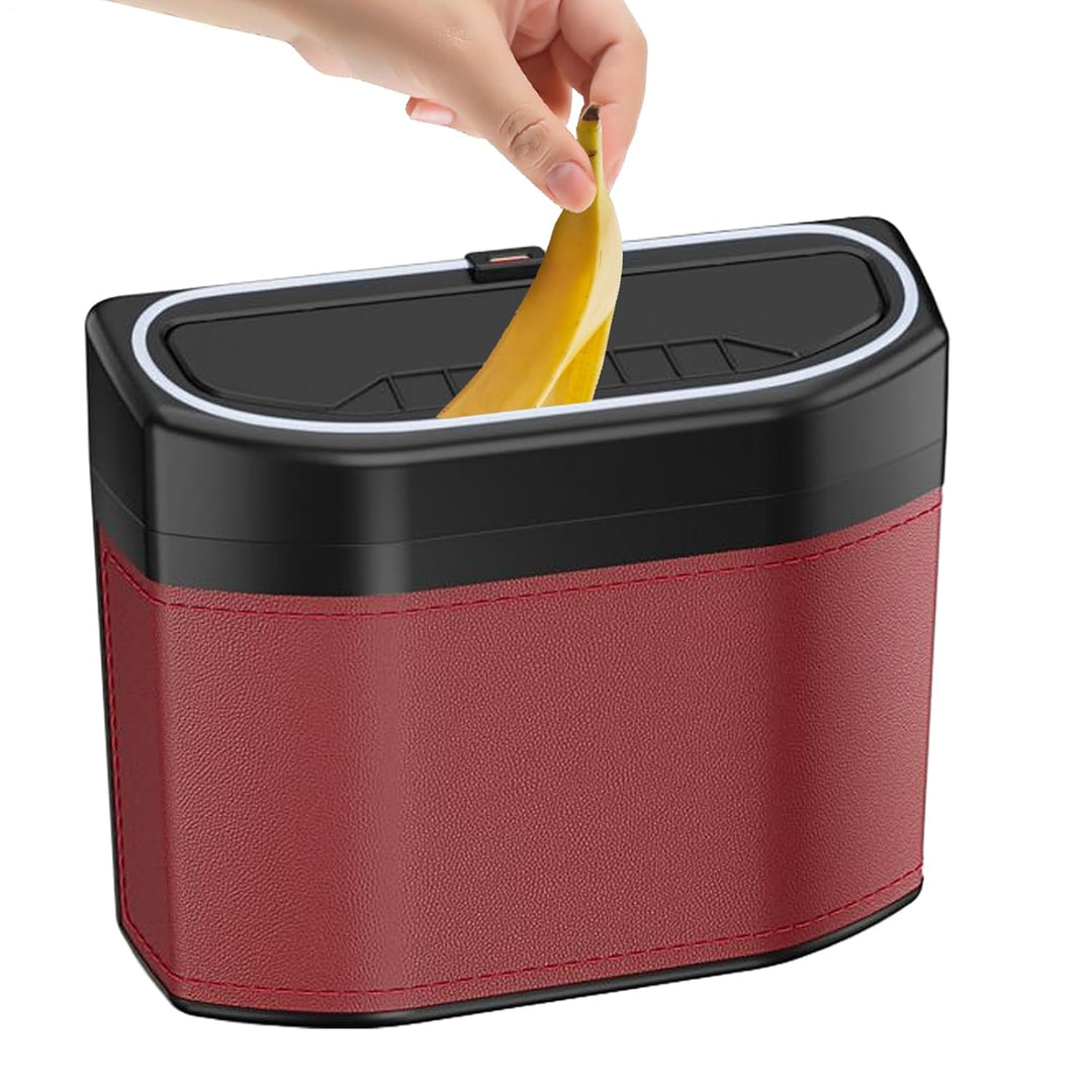 Odor-proof Car Trash Can with Touch Light – Lurevo