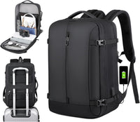 40L Expandable Waterproof Travel Backpack with USB Port & 17” Laptop Compartment – AirVoyage (Buy 1, Get 1 FREE Promo)