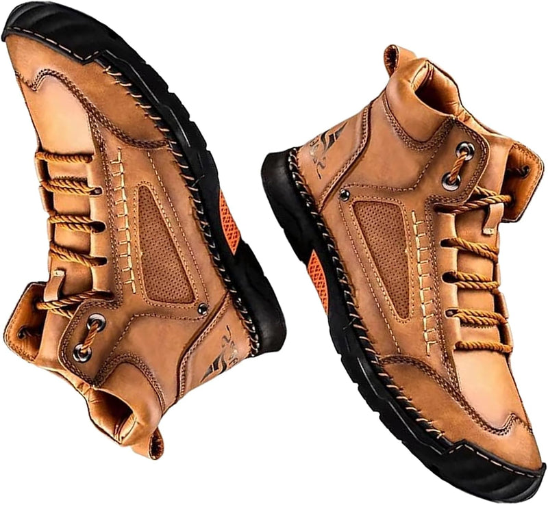 Handcrafted Waterproof Orthopedic Boots for Men – Arch Support and Non-Slip Soles – Renvar