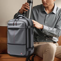 Air Vacuum Cleaner Backpack – Expandable 60L Waterproof Travel Bag with Laptop Compartment – Trivora