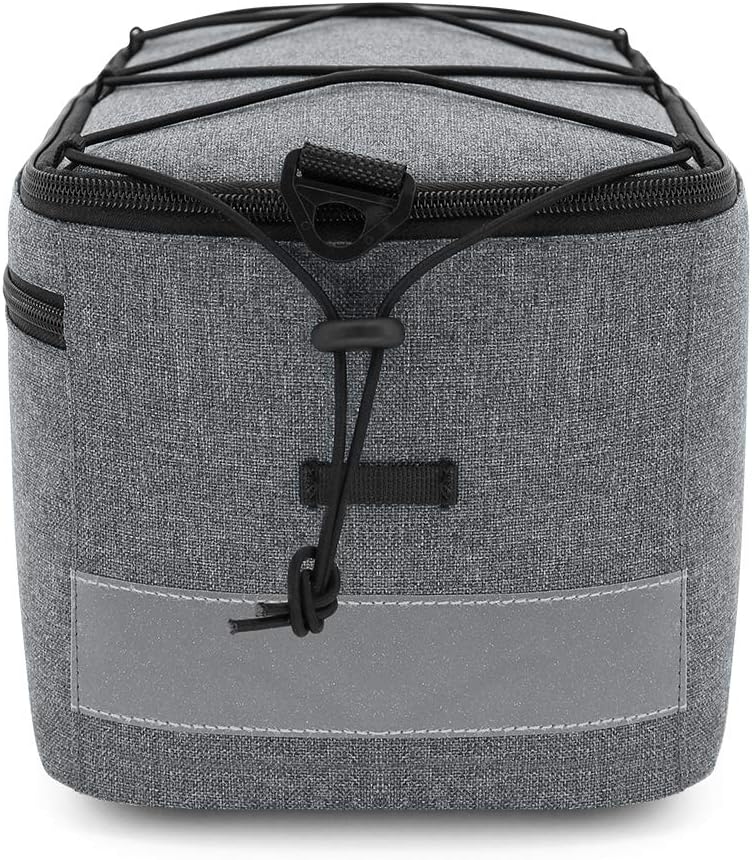Bolsa de bicicleta aislada de 8L para portaequipajes trasero con correa para el hombro – Trevilo