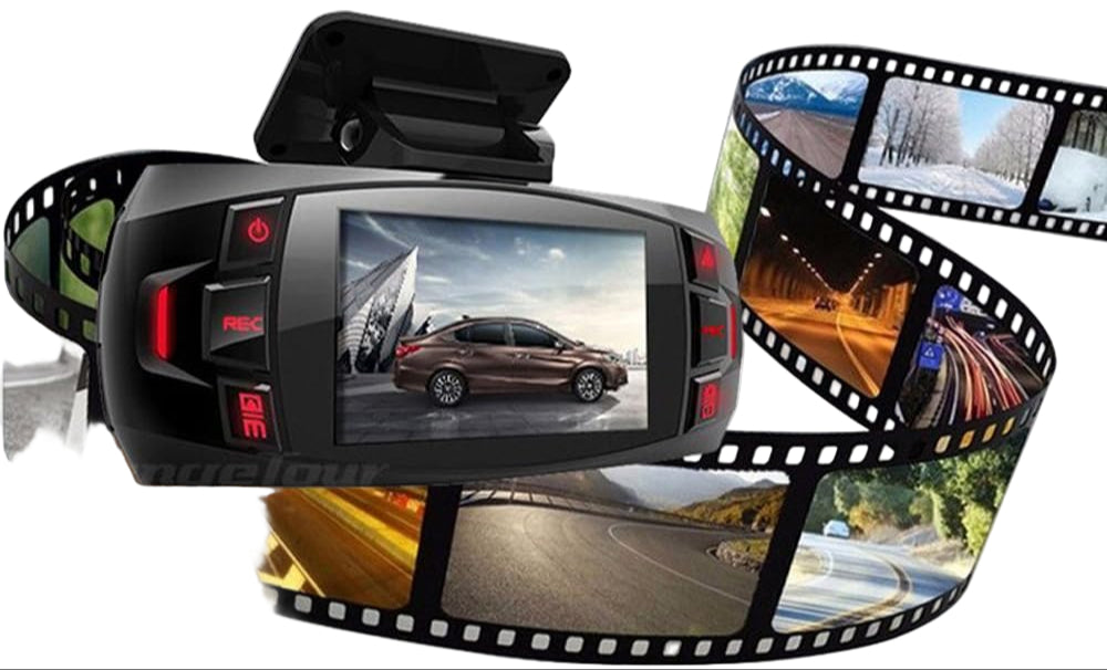 Dual Camera Dash Cam 2,7" LCD mit 170° Weitwinkel und Rückansicht
