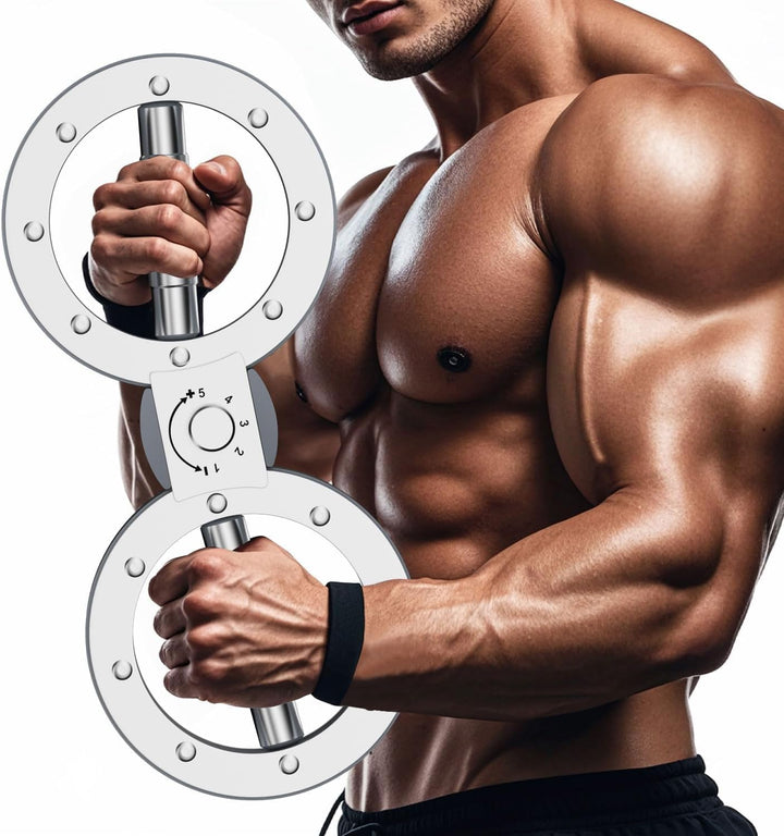 Twister arm exercise with adjustable resistance of 12LB and 360° rotation – Zeynor