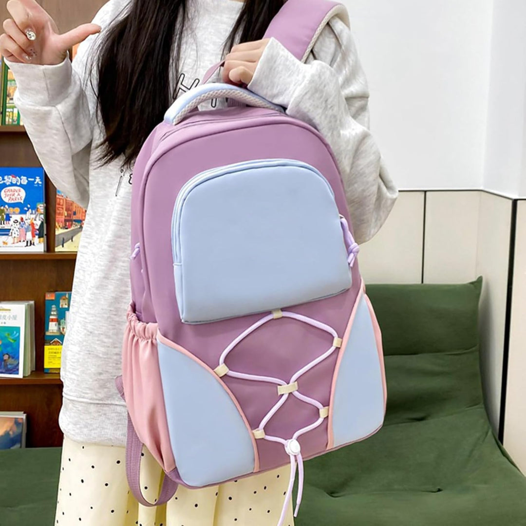School Backpack Set – Large Volume Backpack for Students with Pencil Case and Pockets – Nivora