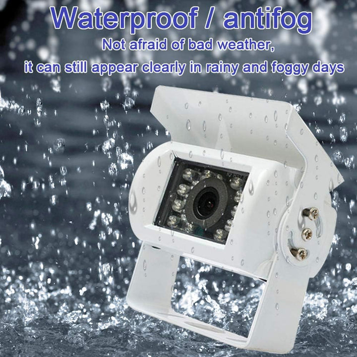 Truck Rearview Camera 12V/24V with 18 LED IR Night Vision IP68