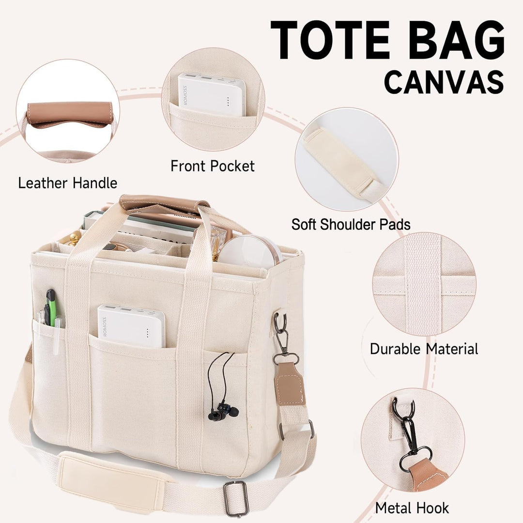 Canvas skuldertaske – UrbanGrace