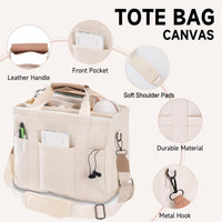 Canvas skuldertaske – UrbanGrace