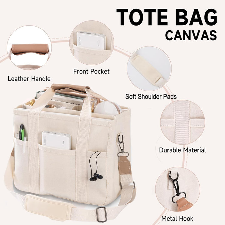 Canvas skuldertaske – UrbanGrace