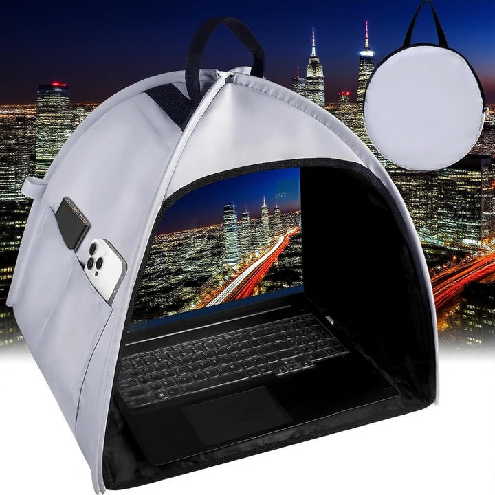 AA OOS Laptop Sun Shade – Foldable Anti-Glare Privacy Tent for 13–16" Devices – Travory