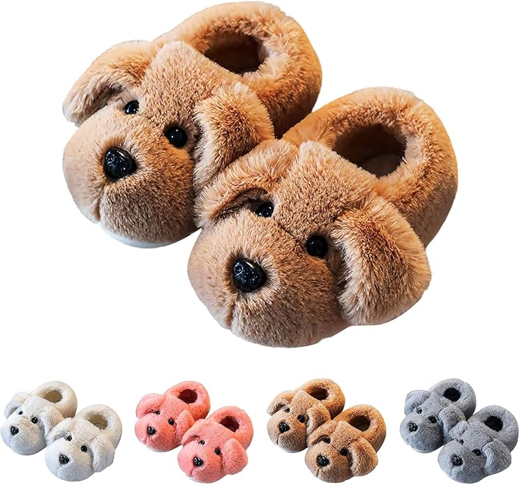 Kinder Hausschuhe mit Puppy-Design – PuppyPaws