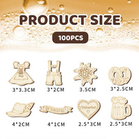 Wood confetti in a pack of 100 – WiesnZauber Oktoberfest 2025
