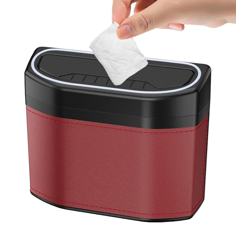Odor-proof Car Trash Can with Touch Light – Lurevo