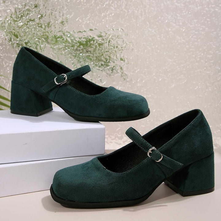 Suede Pumps with Buckle – Lena Oktoberfest 2025