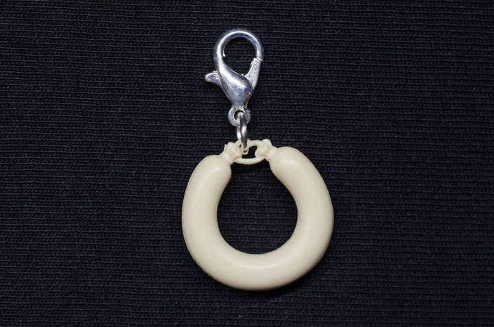 White Sausage Charm Pendant (2-piece Set) – White Sausage Duo Oktoberfest 2025
