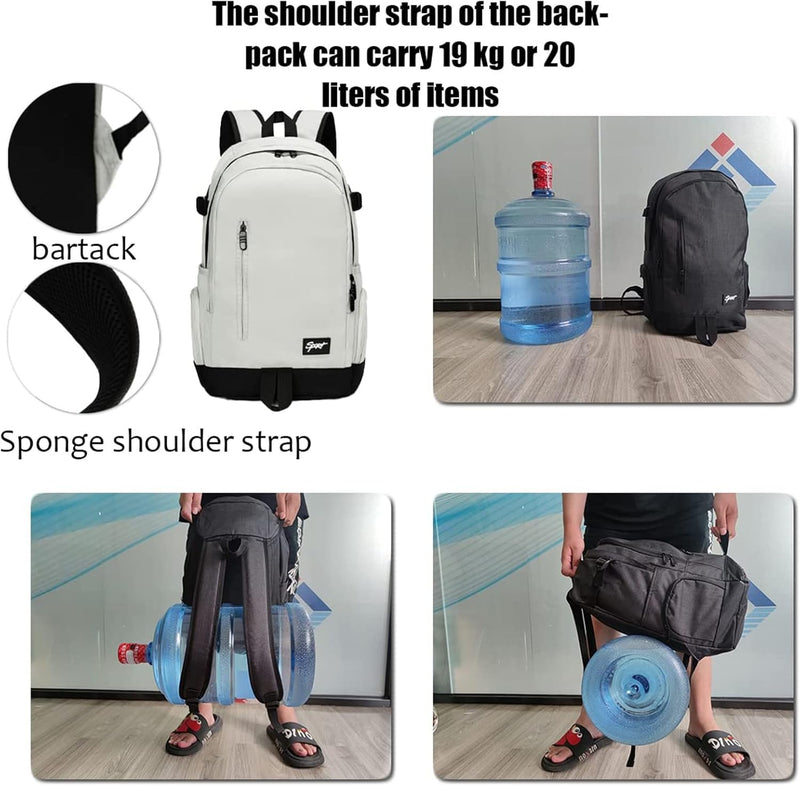 Dun 15.6" Travel and Work Laptop Backpack with Organizer Compartments