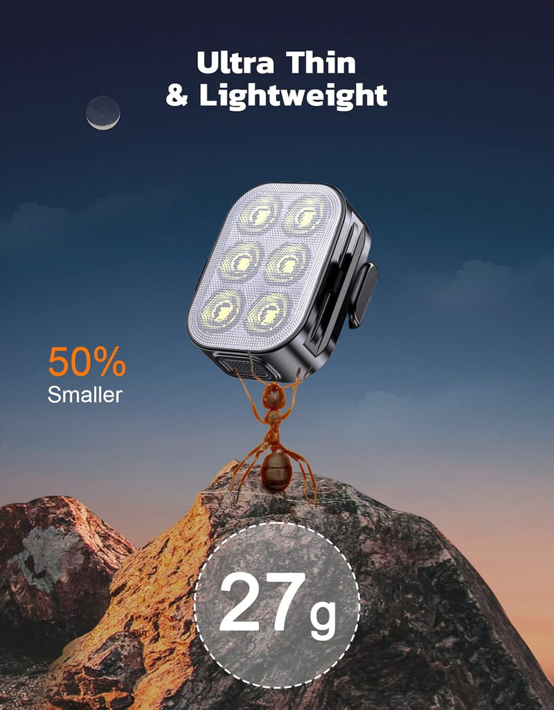Ultra slim USB rechargeable bicycle lights set with 4+6 modes – SlimBeam