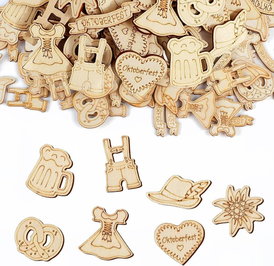 Wood confetti in a pack of 100 – WiesnZauber Oktoberfest 2025